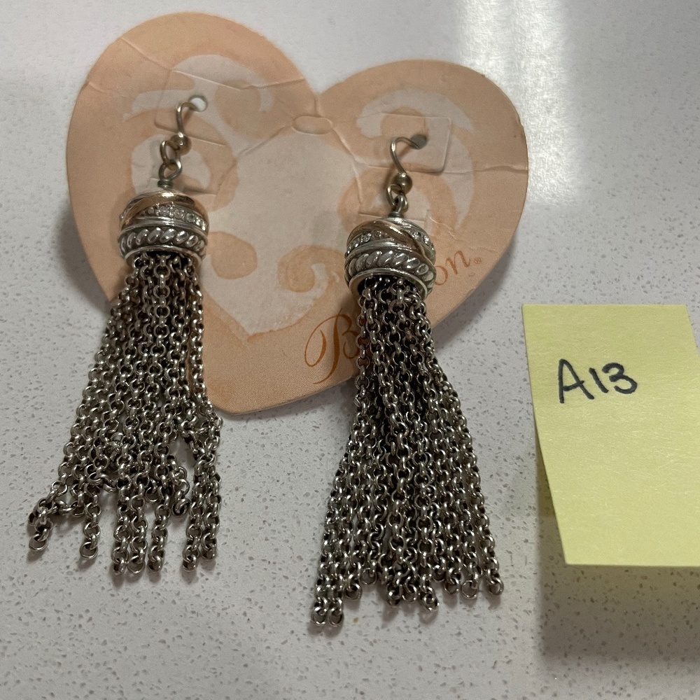 NEW Brighton Earrings Silver w/ Gold